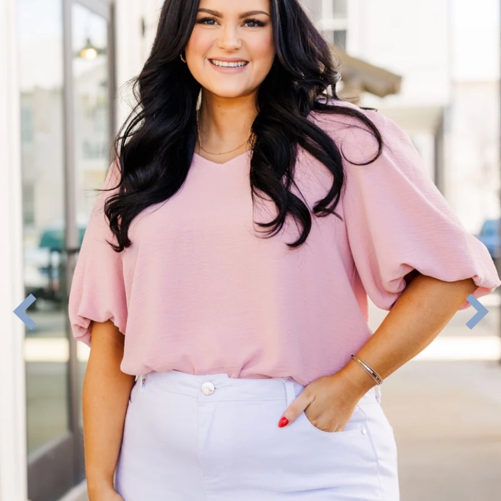 Elegant Pink Women's Top